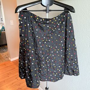 Sundance Circle Twirl Polka Dot Swirl Skirt Formal Evening Special Occasion 14